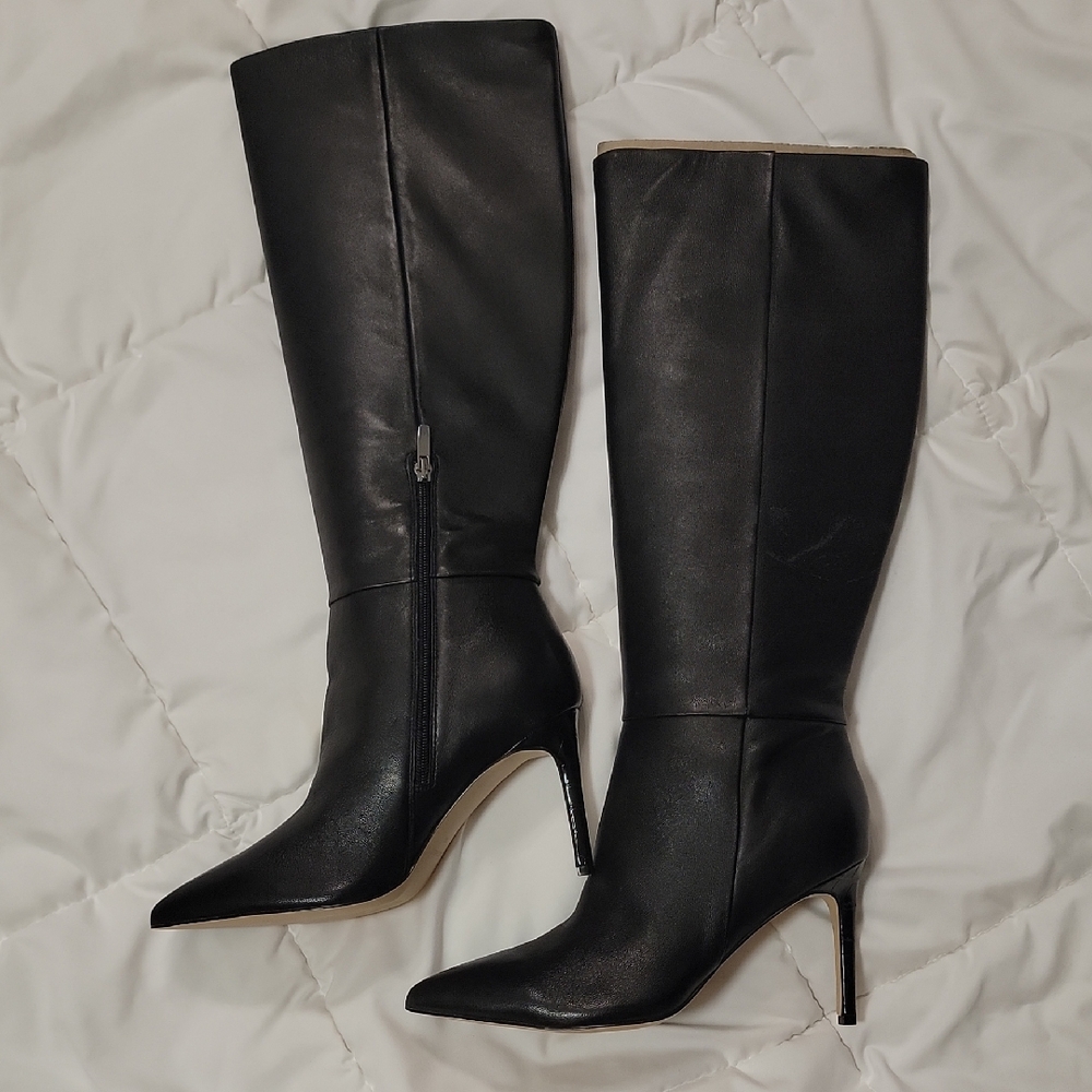 Nine West Black Heeled Boots